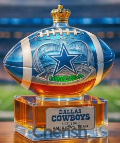 Dallas Cowboys ‘America’s Team’ Football Championship Whiskey Bottle