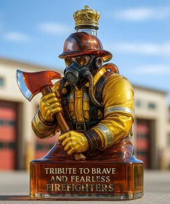 Firefighter Tribute Limited Edition Whiskey Bottle