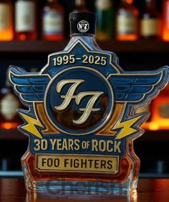 Foo Fighters 30th Anniversary Limited Edition Whiskey Bottle