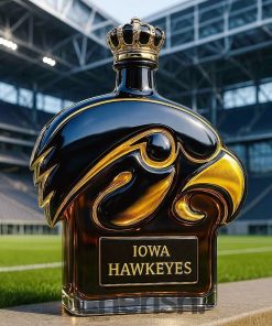 Iowa Hawkeyes Whiskey Bottle