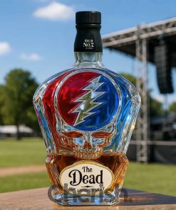 The Grateful Dead 60th Anniversary Music That Never Ends Whiskey Bottle