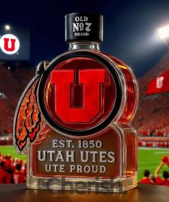 Utah Utes ‘Ute Proud’ Limited Edition Whiskey Bottle