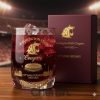 Washington State University Cougars 131st Anniversary Whiskey Glass