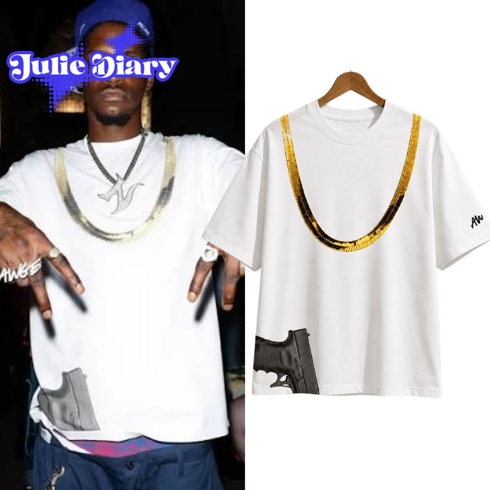 ASAP Rocky AWGE Strapped Chain T-Shirt ASAP Rocky AWGE Strapped Chain T-Shirt