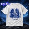 Blue Twin Alien Graphic Shirt 2026