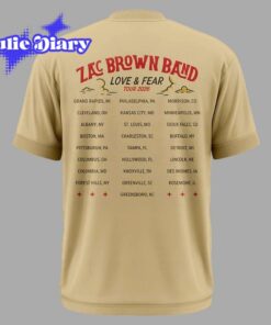 Boston Red Sox x Zac Brown Band Fenway Park TShirt Julie