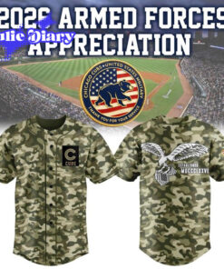 Chicago Cubs 2026 Armed Forces Appreciation Baseball Jersey