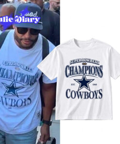 Dak Prescott Cowboys Camp Super Bowl XXX Champions 2D Shirt