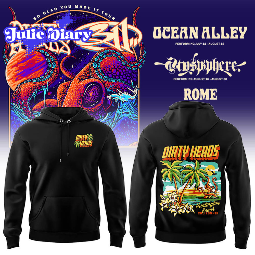 Dirty head X 311 Band – So Glad You Made It Tour 2026 Hoodie Dirty head X 311 Band – So Glad You Made It Tour 2026 Hoodie