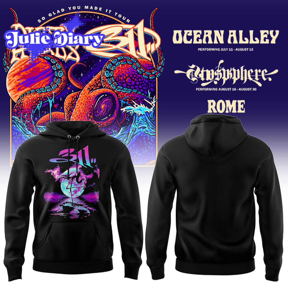 Dirty head X 311 Band – So Glad You Made It Tour 2026 One Side Printed Hoodie Dirty head X 311 Band – So Glad You Made It Tour 2026 One Side Printed Hoodie