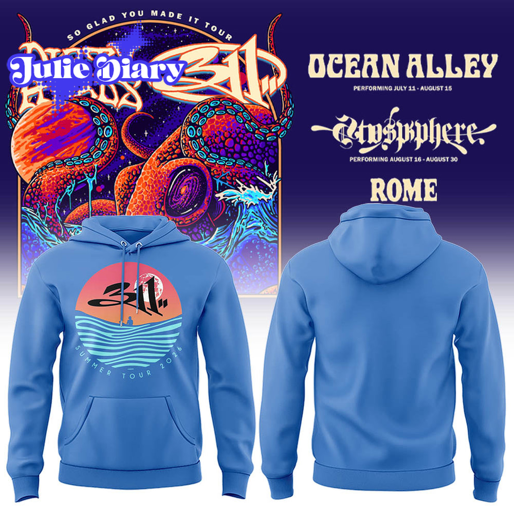 Dirty head X 311 Band – So Glad You Made It Tour 2026 One Side Printed Hoodie Dirty head X 311 Band – So Glad You Made It Tour 2026 One Side Printed Hoodie