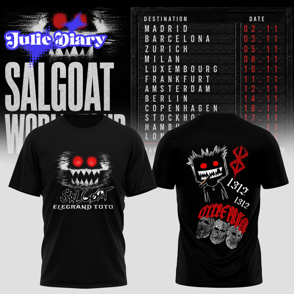 ELGRANDETOTO – Salgoat World Tour T-shirt ELGRANDETOTO – Salgoat World Tour T-shirt