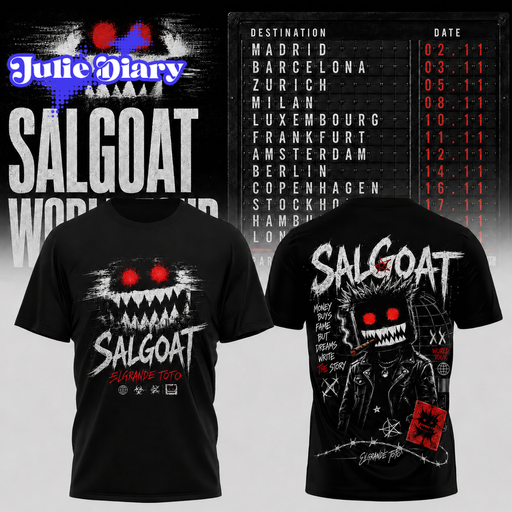 ELGRANDETOTO – Salgoat World Tour T-shirt ELGRANDETOTO – Salgoat World Tour T-shirt