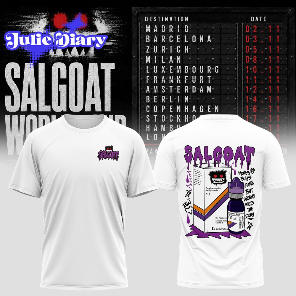 ELGRANDETOTO – Salgoat World Tour T-shirt ELGRANDETOTO – Salgoat World Tour T-shirt