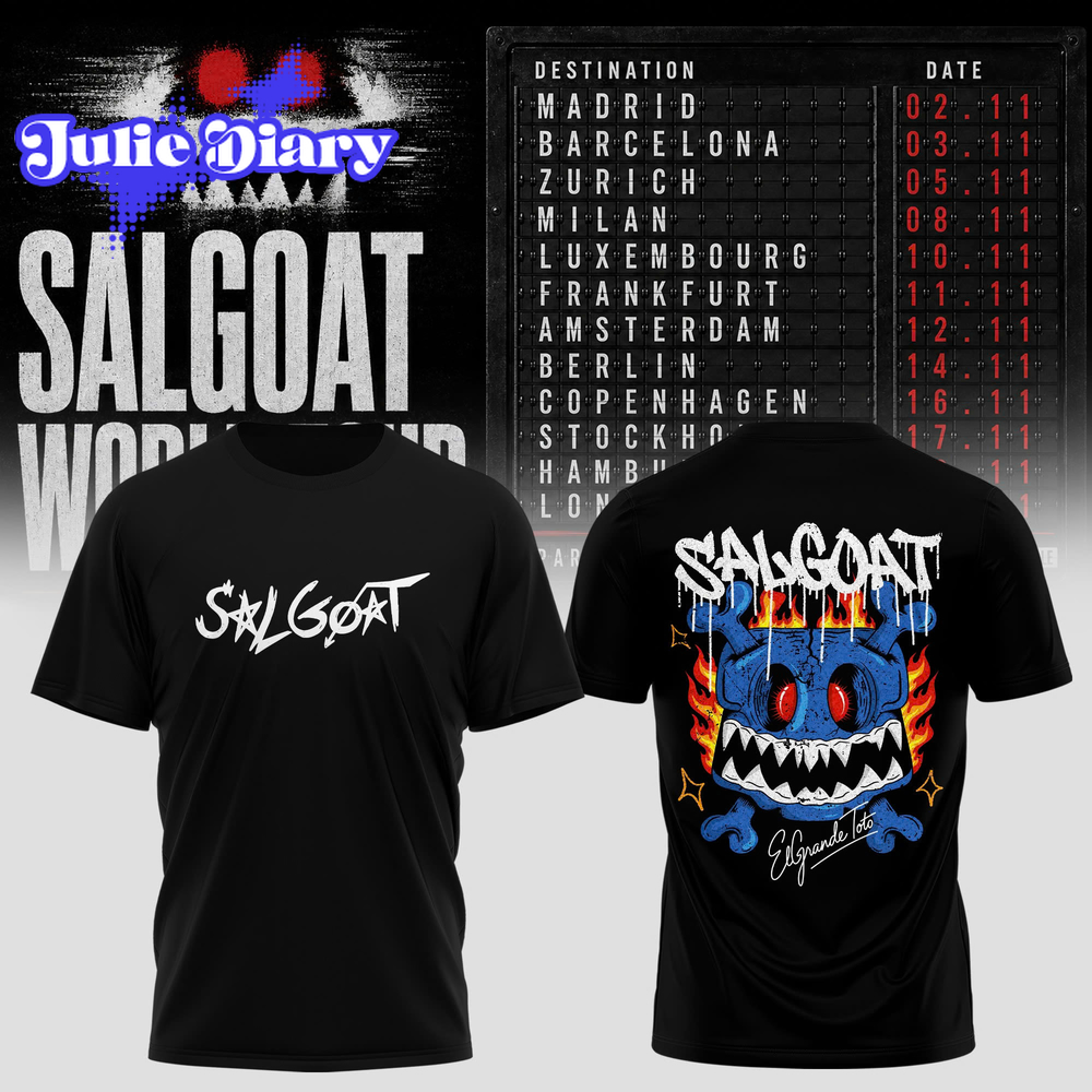 ELGRANDETOTO – Salgoat World Tour T-shirt ELGRANDETOTO – Salgoat World Tour T-shirt