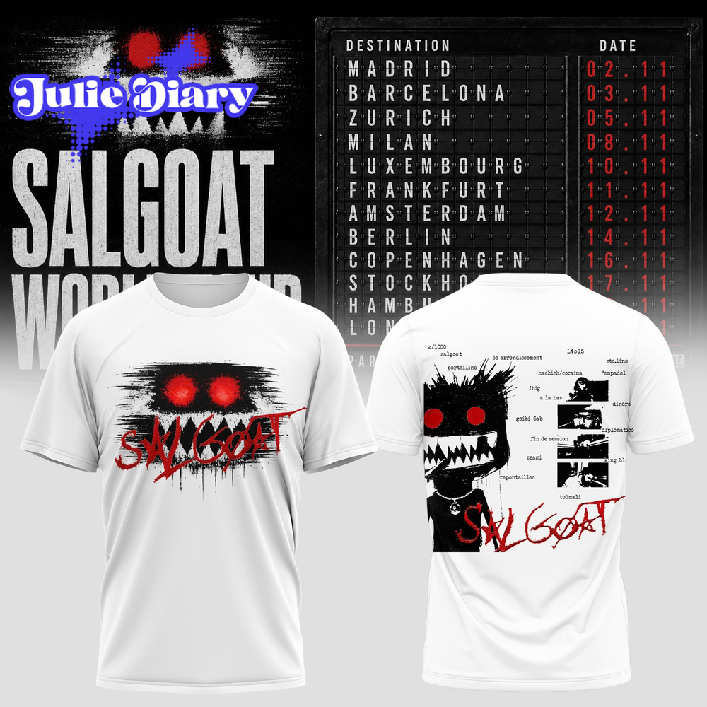 ELGRANDETOTO – Salgoat World Tour T-shirt ELGRANDETOTO – Salgoat World Tour T-shirt