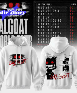 ELGRANDETOTO: Salgoat World Tour Hoodie ELGRANDETOTO: Salgoat World Tour Hoodie