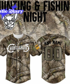 El Paso Chihuahuas Hunting and Fishing Night 2026 Baseball Jersey