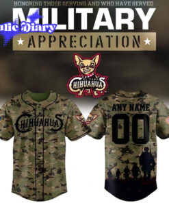 El Paso Chihuahuas Military Appreciation Night Always Remember Jersey