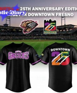 Fresno Grizzlies 25th Anniversary Downtown Baseball Jersey