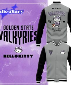Golden State Valkyries WNBA x Hello Kitty 2026 Baseball Jacket