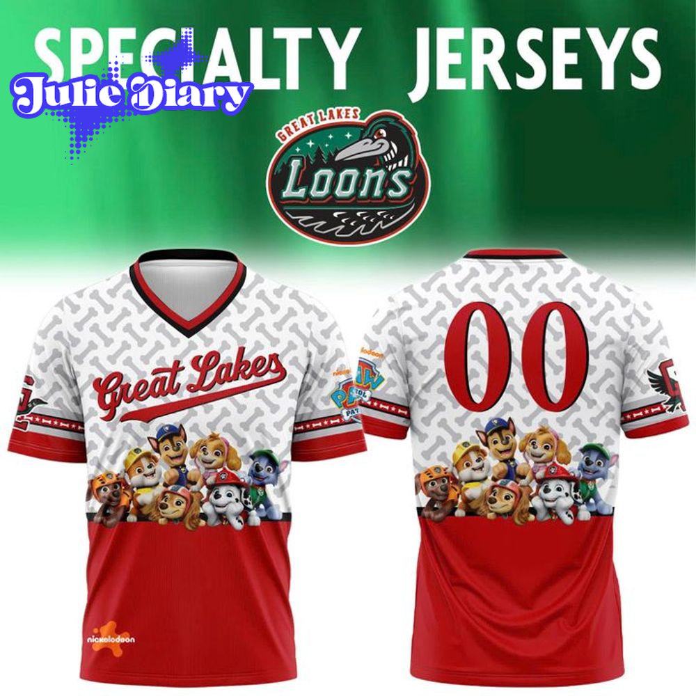 Great Lakes Loons x PAW Patrol Night 2026 Special Football Jersey Great Lakes Loons x PAW Patrol Night 2026 Special Football Jersey