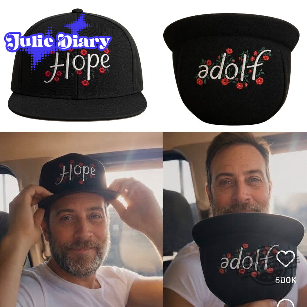 Hope Adolf Ambigram Upside Down Cap Hope Adolf Ambigram Upside Down Cap