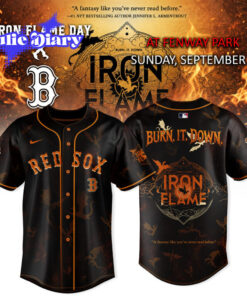 Iron Flame Day x Boston Red Sox MLB 2026 Baseball Jersey Iron Flame Day x Boston Red Sox MLB 2026 Baseball Jersey