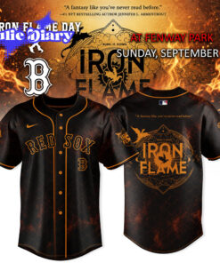 Iron Flame Day x Boston Red Sox MLB 2026 Baseball Jersey