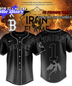 Iron Flame Day x Boston Red Sox MLB 2026 Special Baseball Jersey