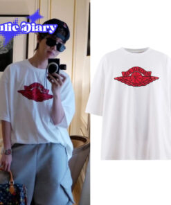 J-Hope Inspired Saint Michael Jordan Wings Oversized Graphic Unisex 2D T-Shirt