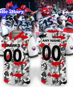 Jacksonville Sharks x Military Appreciation Night 2026 Football Jersey