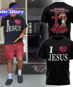 Jessie Bates III Atlanta Falcons I Love Jesus Hoodie/Sweatshirt/Tee
