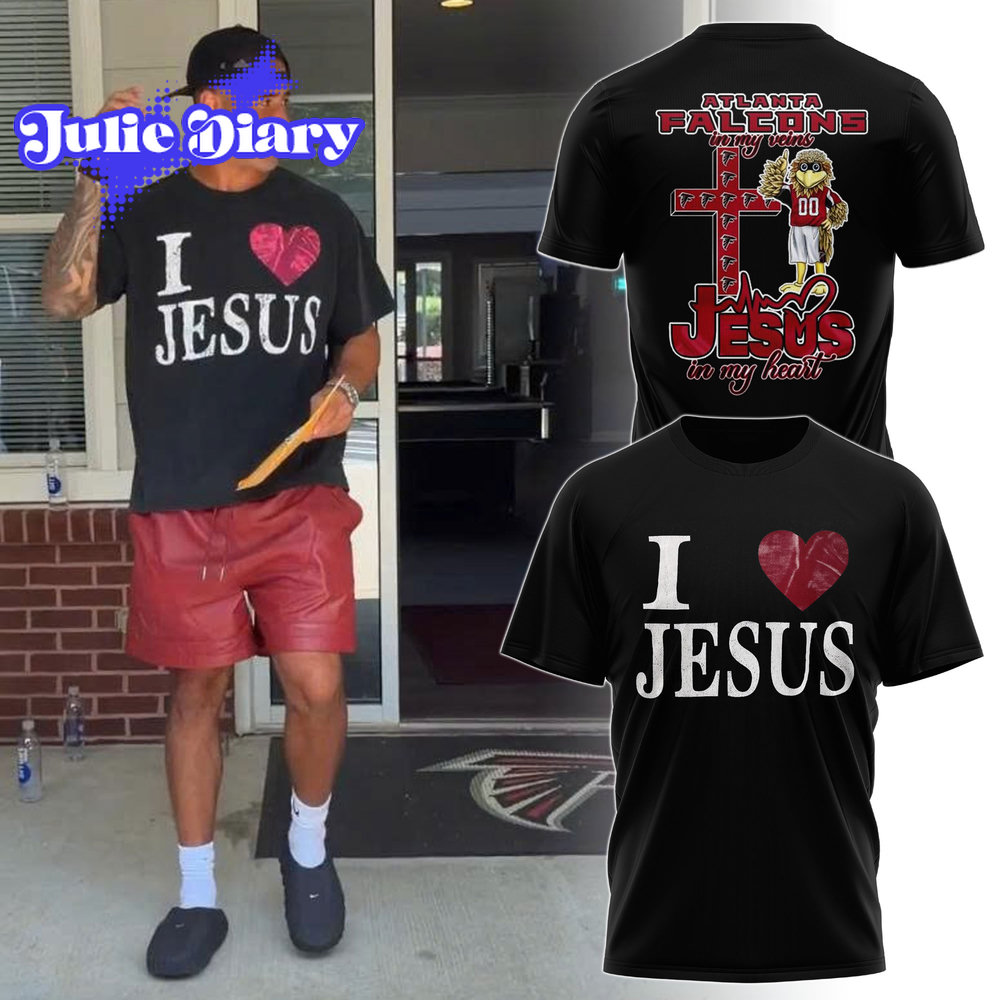 Jessie Bates III Atlanta Falcons I Love Jesus Hoodie/Sweatshirt/Tee Jessie Bates III Atlanta Falcons I Love Jesus Hoodie/Sweatshirt/Tee