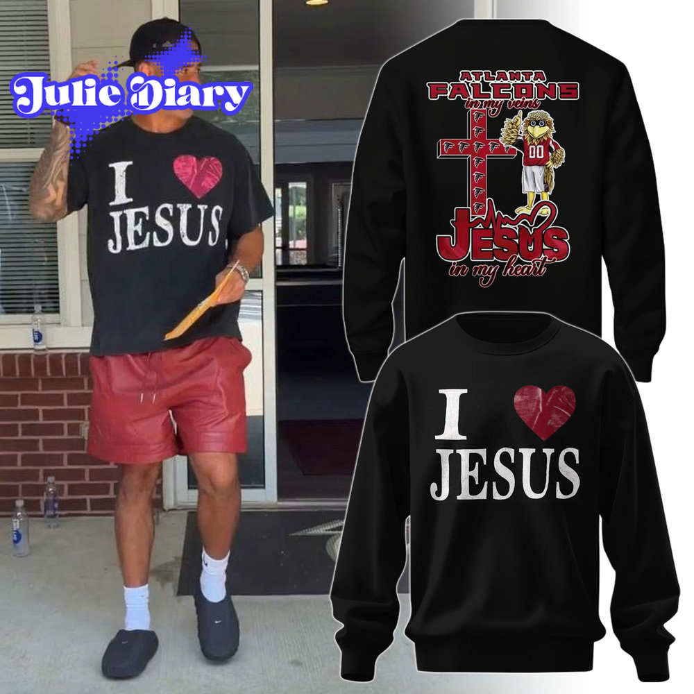 Jessie Bates III Atlanta Falcons I Love Jesus Hoodie/Sweatshirt/Tee Jessie Bates III Atlanta Falcons I Love Jesus Hoodie/Sweatshirt/Tee
