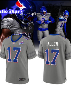 Josh Allen Gray Buffalo Bills Nickel City 2026 Football Jersey