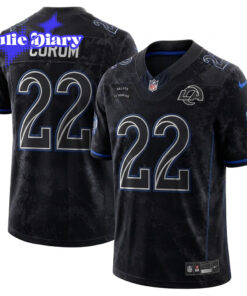 Los Angeles Rams Midnight Graphic Football Jersey