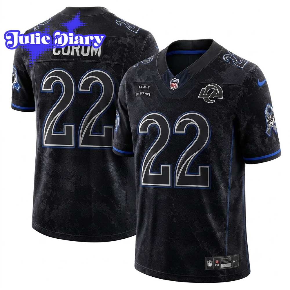 Los Angeles Rams Midnight Graphic Football Jersey Los Angeles Rams Midnight Graphic Football Jersey