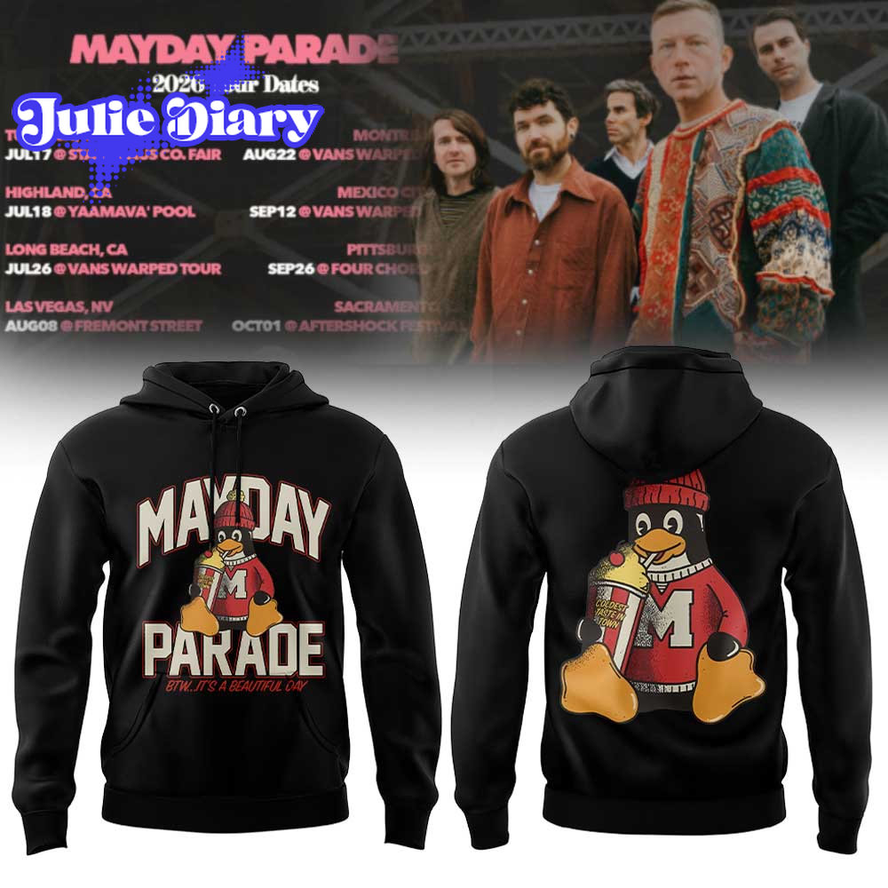 Mayday Parade 2026 Tour Dates Hoodie & Tee Mayday Parade 2026 Tour Dates Hoodie & Tee