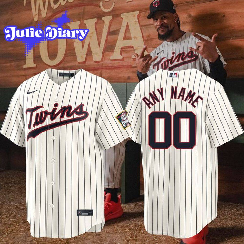 Minnesota Twins 2026 MLB at Field of Dreams Game Custom Name Baseball Jersey Minnesota Twins 2026 MLB at Field of Dreams Game Custom Name Baseball Jersey