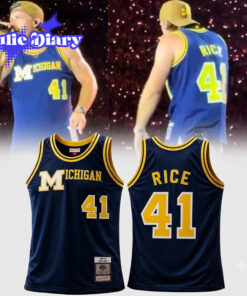Morgan In Michigan NCAA Michigan Wolverines maillot 1988-89 Glen Rice Basketball Jersey