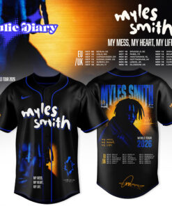 Myles Smith – My Mess, My Heart, My Life Tour 2026 Baseball Jersey
