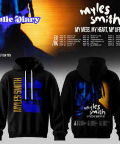 Myles Smith – My Mess, My Heart, My Life Tour 2026 Black/White Hoodie Myles Smith – My Mess, My Heart, My Life Tour 2026 Black/White Hoodie
