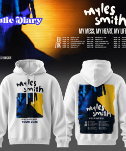 Myles Smith – My Mess, My Heart, My Life Tour 2026 Black/White Hoodie