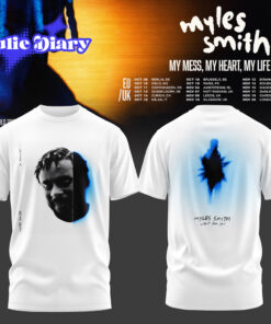 Myles Smith – My Mess, My Heart, My Life Tour 2026 Black/White T-Shirt