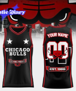 NBA x Chicago Bulls Skyline Basketball Jersey