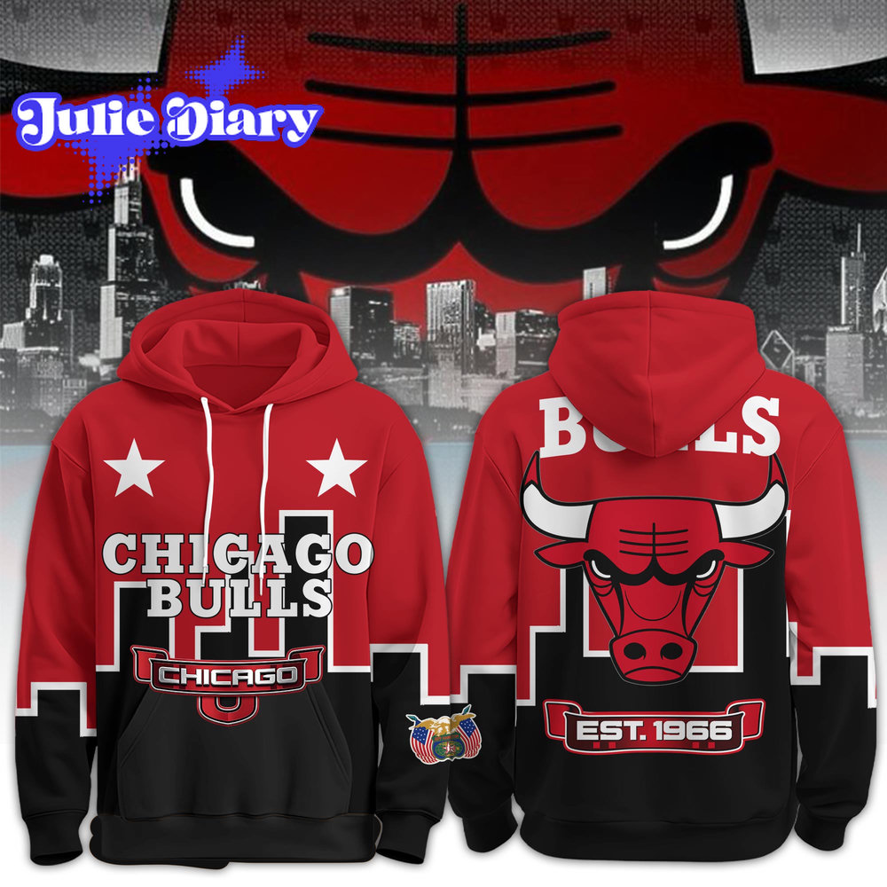 NBA x Chicago Bulls Skyline Hoodie & Tee NBA x Chicago Bulls Skyline Hoodie & Tee
