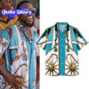 LeBron James Style Off-White Cartoon Tiger Hawaiian LeBron James Style Off-White Cartoon Tiger Hawaiian
