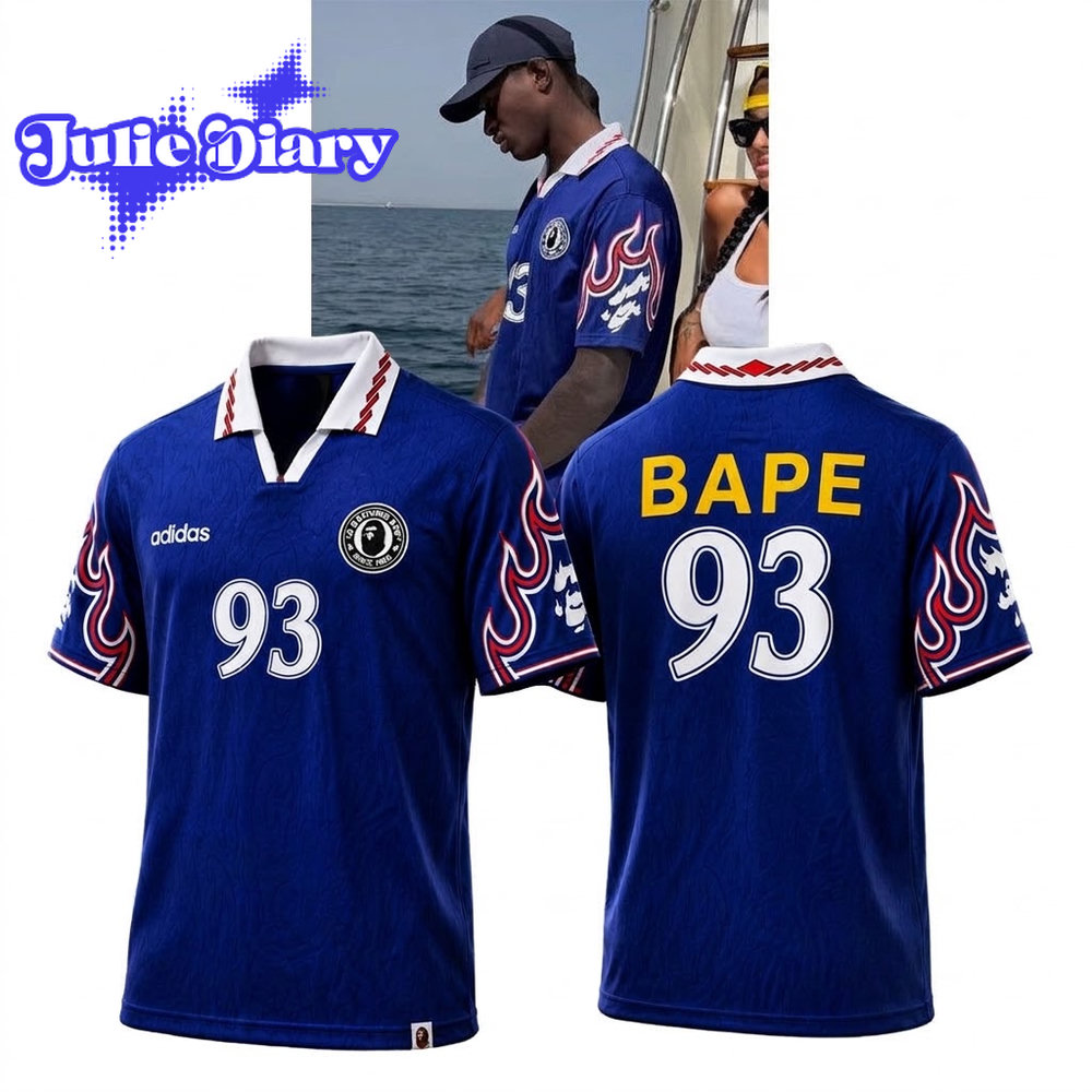 Nuno Mendes Adidas x BAPE Flame Football Jersey Nuno Mendes Adidas x BAPE Flame Football Jersey