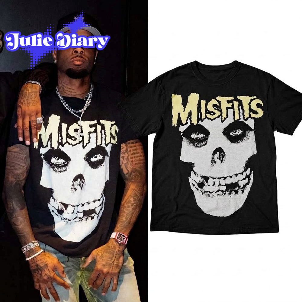Odell Beckham Jr. Misfits Crimson Ghost Skull 2D Shirt Odell Beckham Jr. Misfits Crimson Ghost Skull 2D Shirt